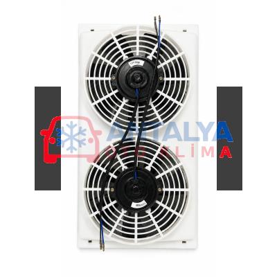DAVLUMBAZLI FAN ÇİFTLİ 12V 570*310*68mm 80W