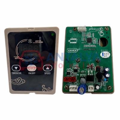 DÜĞME ELEKTRİKLİ KLİMA KONTROL KARTI TUŞLU 24V