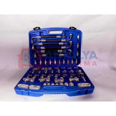 KAÇAK ARAMA VE SİSTEM YIKAMA KİTİ ÇANTALI 59 PCS (TÜM ARAÇLAR İLE UYUMLU)