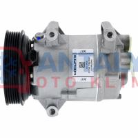 KOMPRESÖR RENAULT MEGANE II SCENİC NİSSAN ALMERA 125MM 6PK8(REVİZELİ)