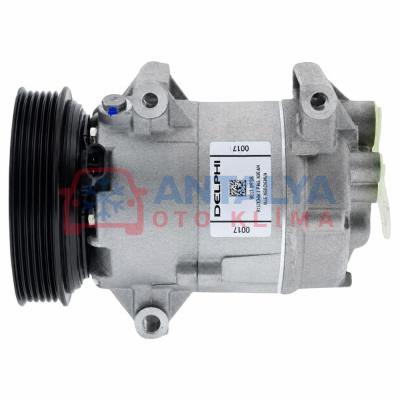 KOMPRESÖR RENAULT MEGANE II SCENİC NİSSAN ALMERA 125MM 6PK8(REVİZELİ)