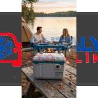 TC-21-24 12V/24V/220V Uyumlu 20L Taşınabilir Araç Buzdolabı